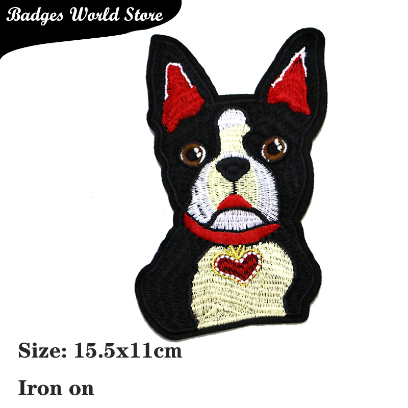 High-end Fashion Cat Duck Bullfight Dog Anime Icon Embroidered Applique Patches for Clothing DIY Sew up Badge on the Backpack