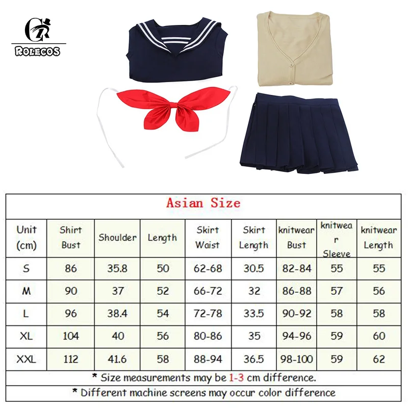 ROLECOS MHA Anime Cosplay Costume Himiko Toga Cosplay BNHA Costume for Women Uniform Full Sets