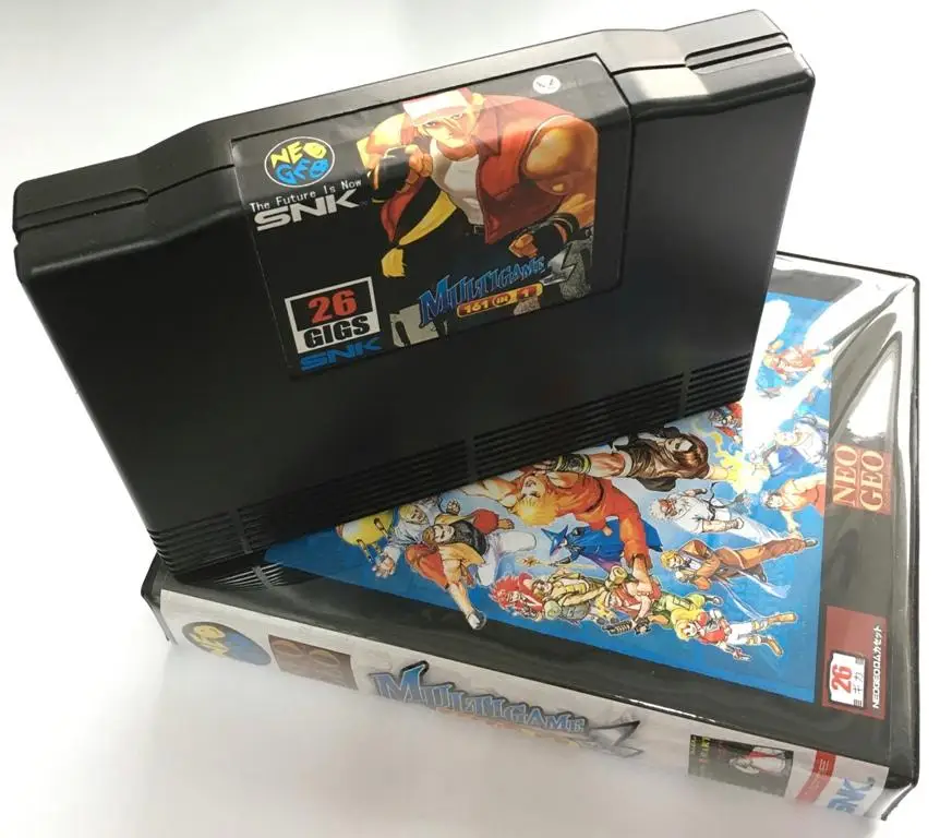NEW AES 161 in 1 Version 2.1 Game Cartridge and ShockBox for SNK