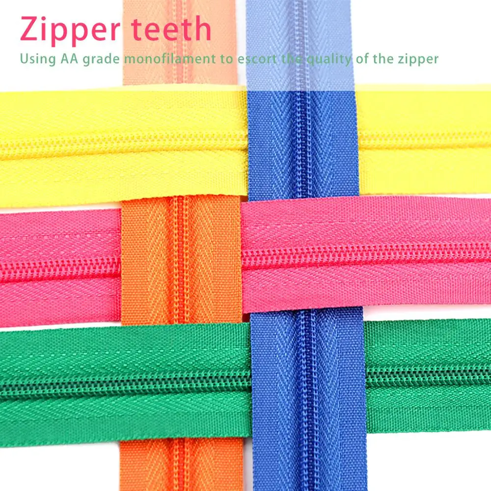 10Pcs/Pack 28cm 3# Colorful High Quality Invisible Zipper Nylon Coil Zipper For DIY Handcraft Cloth Sewing Accessories Who