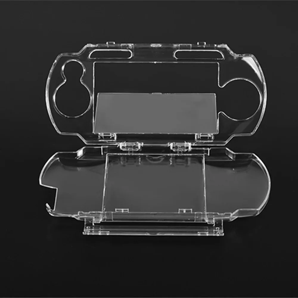 100pcs Protector Clear Crystal Hard Cover Case for S-ony PSP1000 Game Console