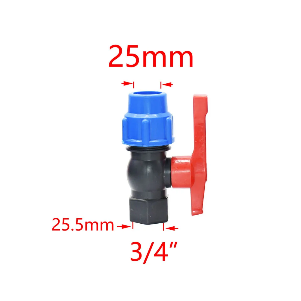 Female Connector 20mm 25mm 32mm 40mm 50mm Plastic PE Pipe Quick Connector Fast Joint Repair Fittings For Agricultural Irrigatio