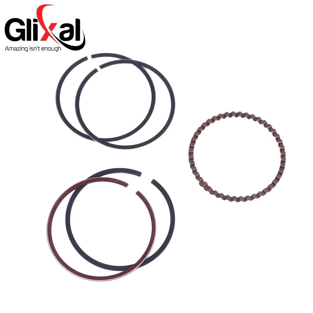 Glixal 139QMB 139QMA GY6 50cc 39mm Piston Ring set for Chinese Gas Scooter Moped ATV Go-Kart Engine