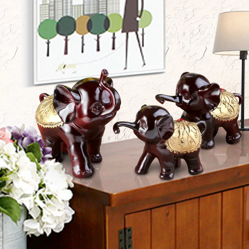 

Chinese Style Feng Shui Elephant Living Room Wine Cabinet TV Cabinet Decoration Creative Home Porch Decorations Furnishings