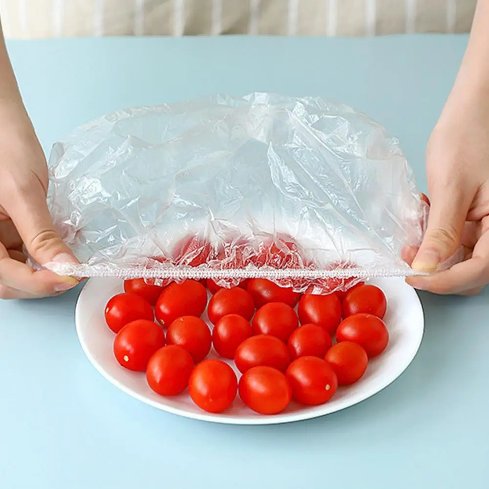 100 Stuks Herbruikbare Keuken Wegwerp Voedsel Beschermende Film Food Grade Conserveermiddel Film Voedsel Opslag Covers Wegwerp Plastic Wrap