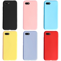 Candy Color Silicone Case For Huawei Y5 Prime 2018 Case Huawei Y5 2018 Soft TPU Back Cover Cases For Huawei Y5 Lite 2018 DRA-LX5