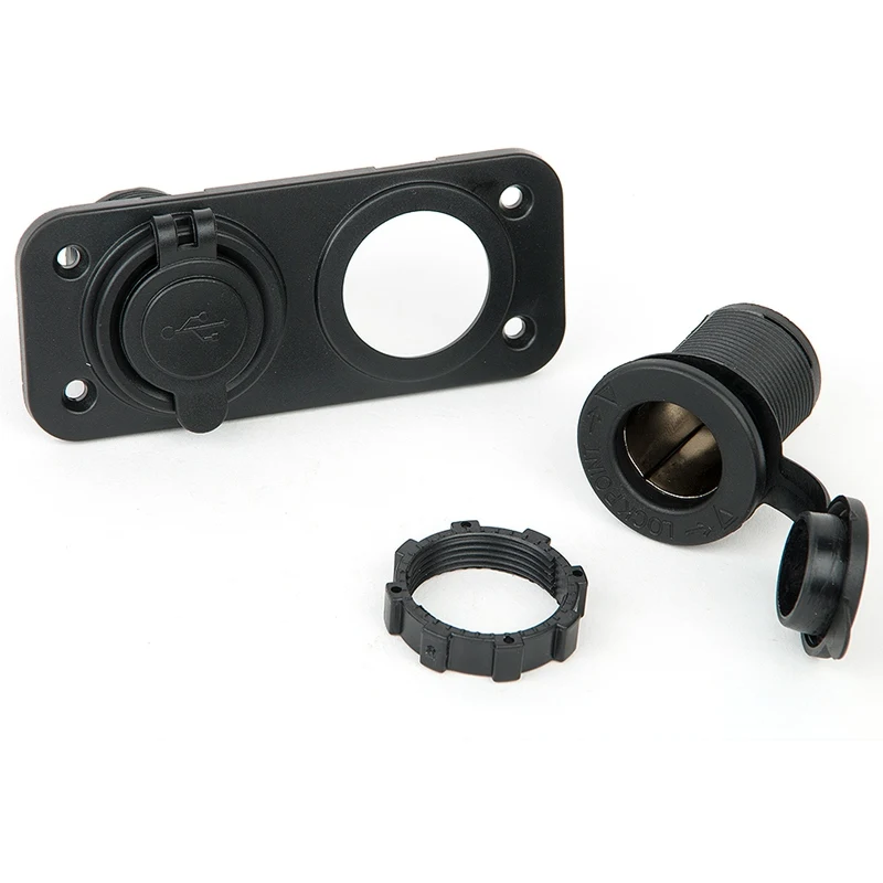 Daiertek 12V Dual USB Auto Zigaretten anzünder Steckdose Splitter 12V Ladegerät Netzteil Steckdose Zubehör neu ankommen