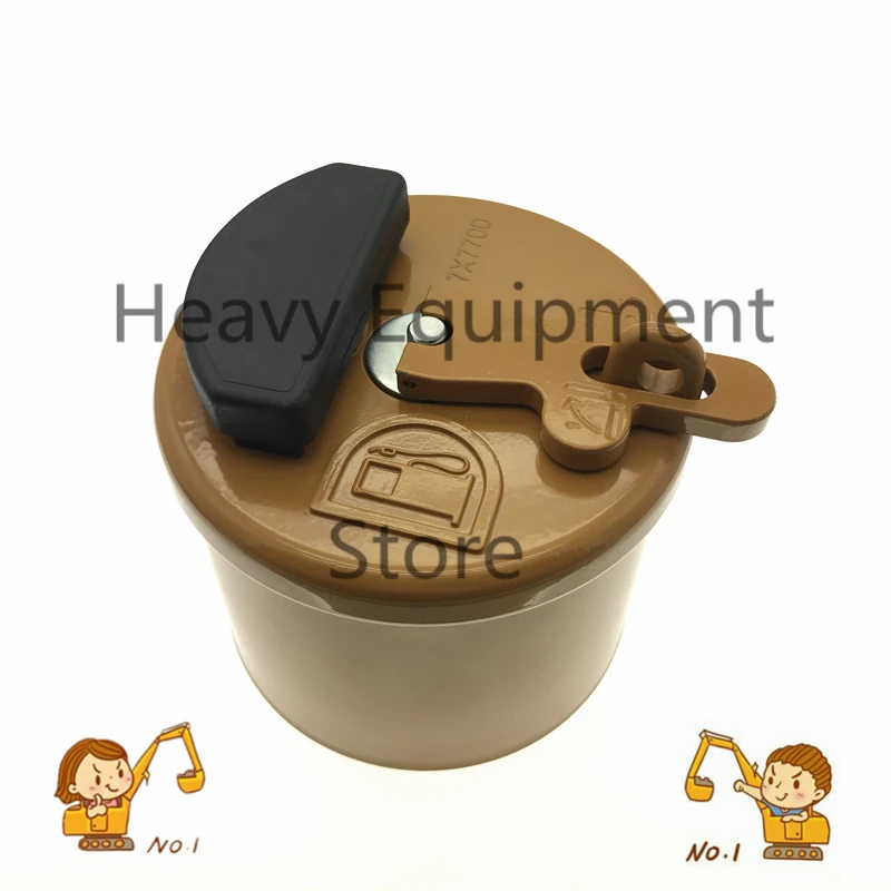 Locking Diesel Tank Cap Cover 7X7700 Strainer 9P-7121 164-4858 3497059 1018909 Fuel Neck For Caterpillar Excavator Loader 