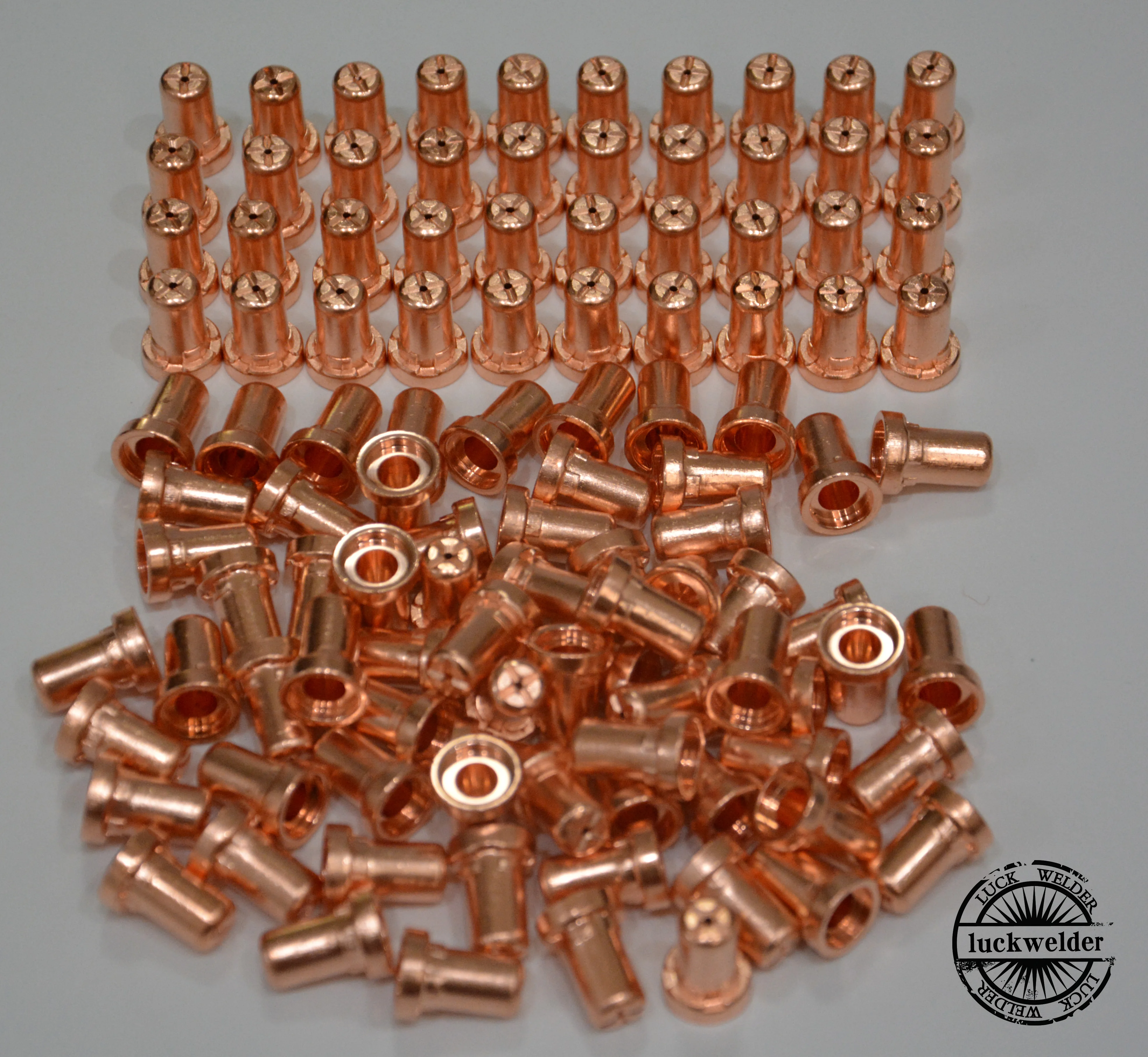 200 قطعة الموسعة طويلة نصائح 0.9 مللي متر حفرة ل 40A PT-31 الشعلة الهواء البلازما القاطع 40D CUT40 50D CUT50