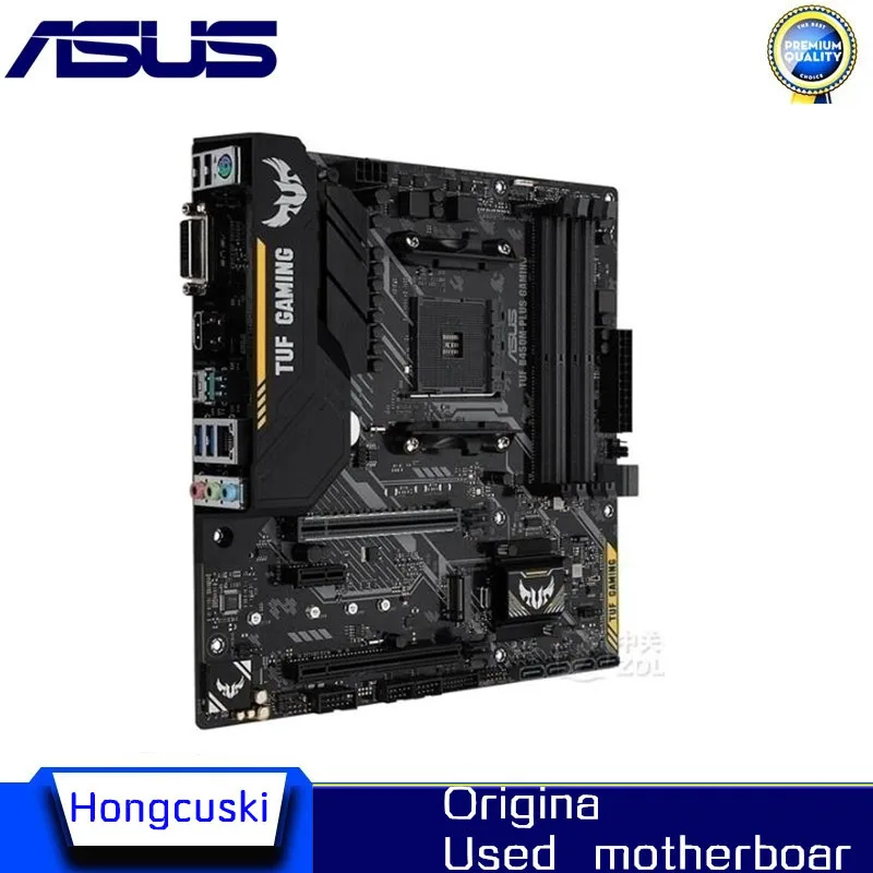 For ASUS TUF B450M-PLUS GAMING Used original motherboard Socket AM4 DDR4 B450 Desktop Motherboard