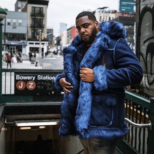 Chaqueta cálida de piel sintética para hombre, ropa de calle gruesa, abrigo de piel de oveja, esmoquin para boda, Invierno