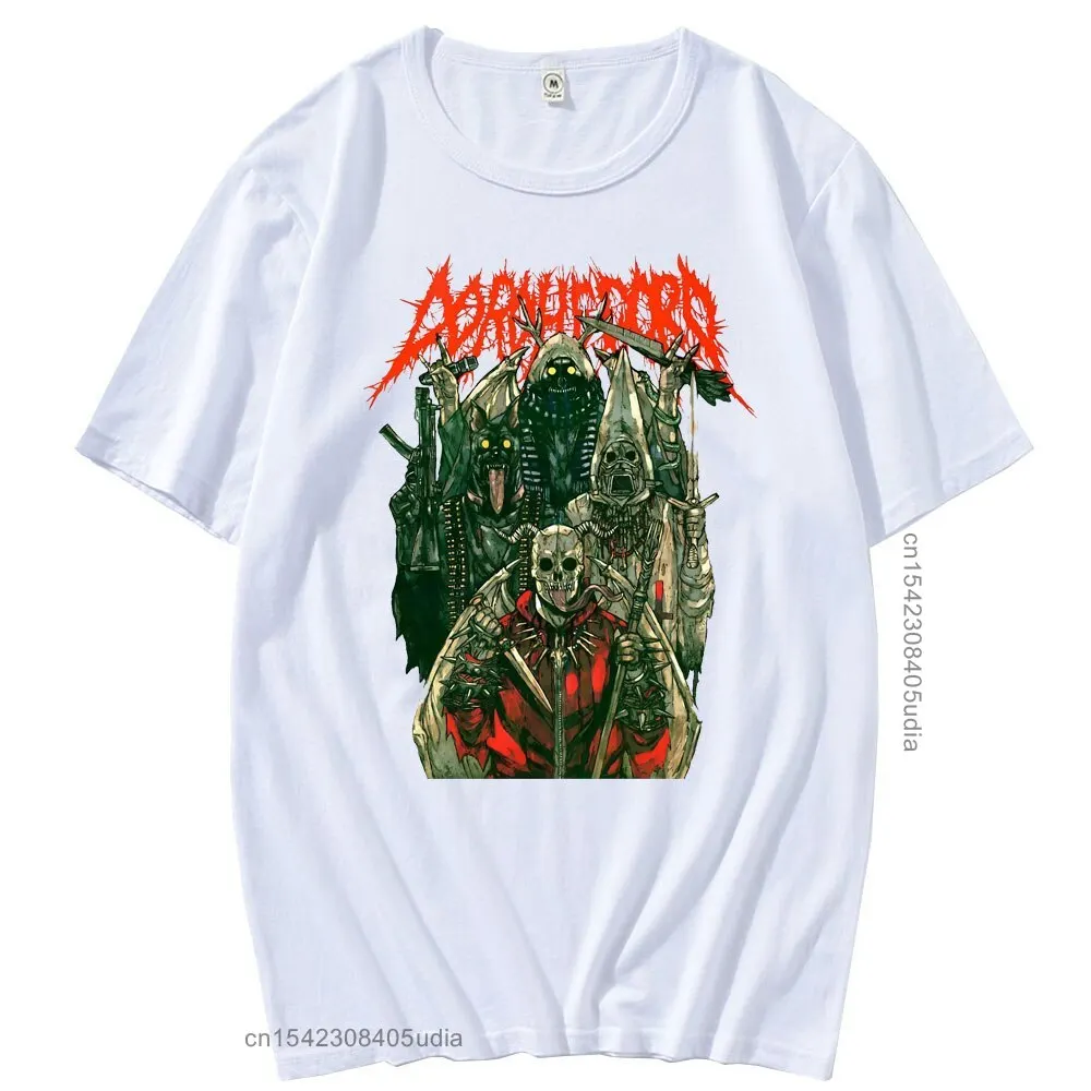 Spring Summer Fashion Unisex Casual Loose Short Sleeve Male Hip Hop Manga Tshirt Dorohedoro Welcome To Chaos Print T-Shirt