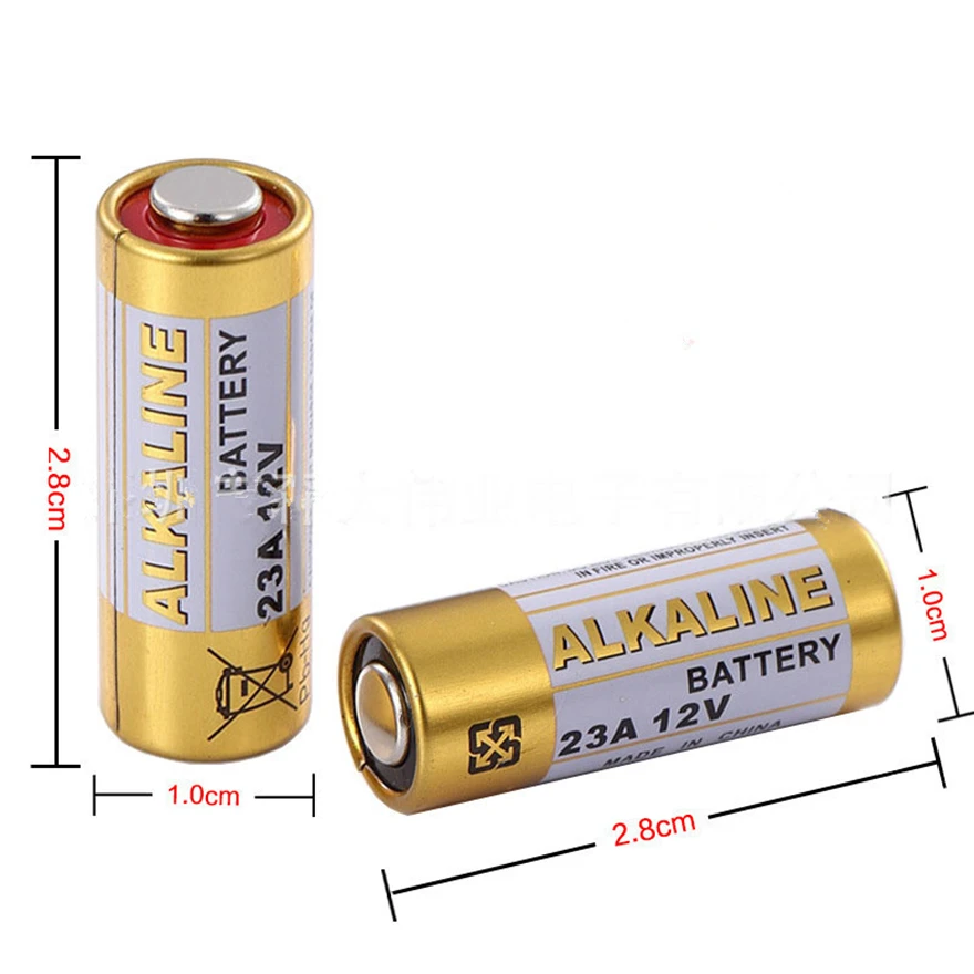 2pcs/lot  Alkaline battery 12V 23A battery 12V 27A 23A 12 V 21/23 A23 E23A MN21 RC control remote controller battery RC Part