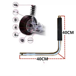 Car Axle gap abnormal sound detection and adjustment tool &Checking the horn arm shock absorption claw ball cage ball head tool