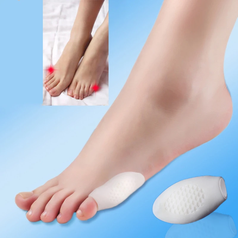 1-5Pair Silicone Little Toe Finger Straightener Hallux Valgus Bunion Corrector Toe Separators Silicone Gel Toes Protector