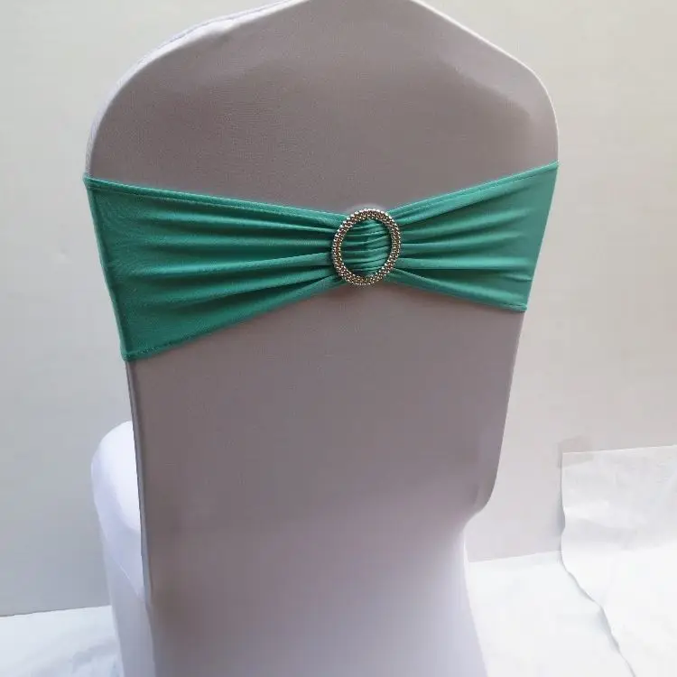 

FREE SHIPPING 100pcs Tiffany Blue SPANDEX Chair BAND LYCRA WITH BUCKLE FOR CHAIR COVER BRAND NEW