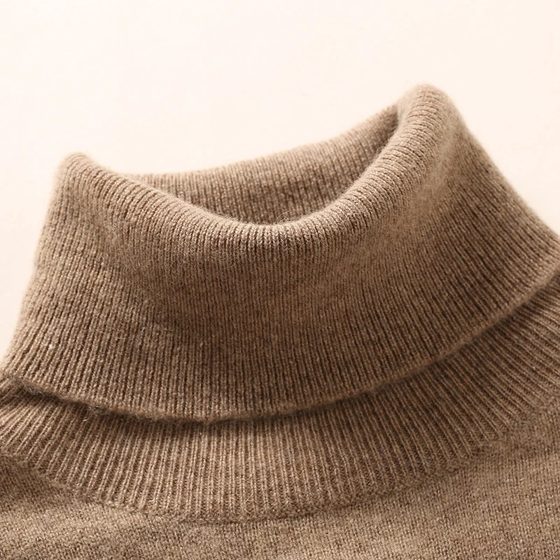 Women Sweaters 100% Pure Cashmere Pullovers Winter New Arrival Turtleneck Jumpers Woman Knitwear Girl Clothes Lady Top 20Colors