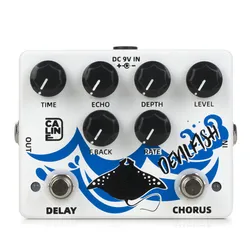 Caline DCP-03 DEVILFISH Chorus Delay Effect Pedal Guitar Accessories Dual Guitar Pedal