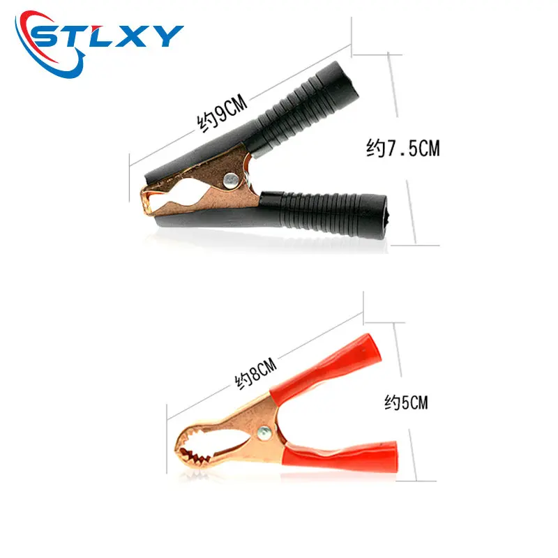 5Pcs Alligator Clips Hot Car Battery Clamps Crocodile Clip 100A/50A Red Black Electrical connection battery terminals power test