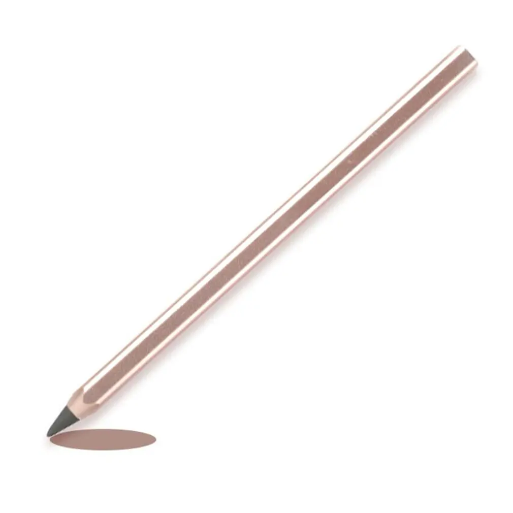 Stylo éternel Simple, carré en métal, coupe libre, pour l'école et le bureau, dureté HB, cadeau de noël pour les étudiants