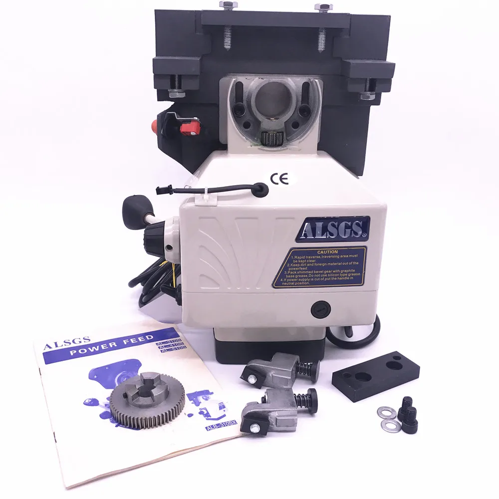 Alsgs Alb310s x Eixo Ac220v 50 60hz Fresadora Horizontal Power Feed 450 In-lb Alimentador Automático Horizontal