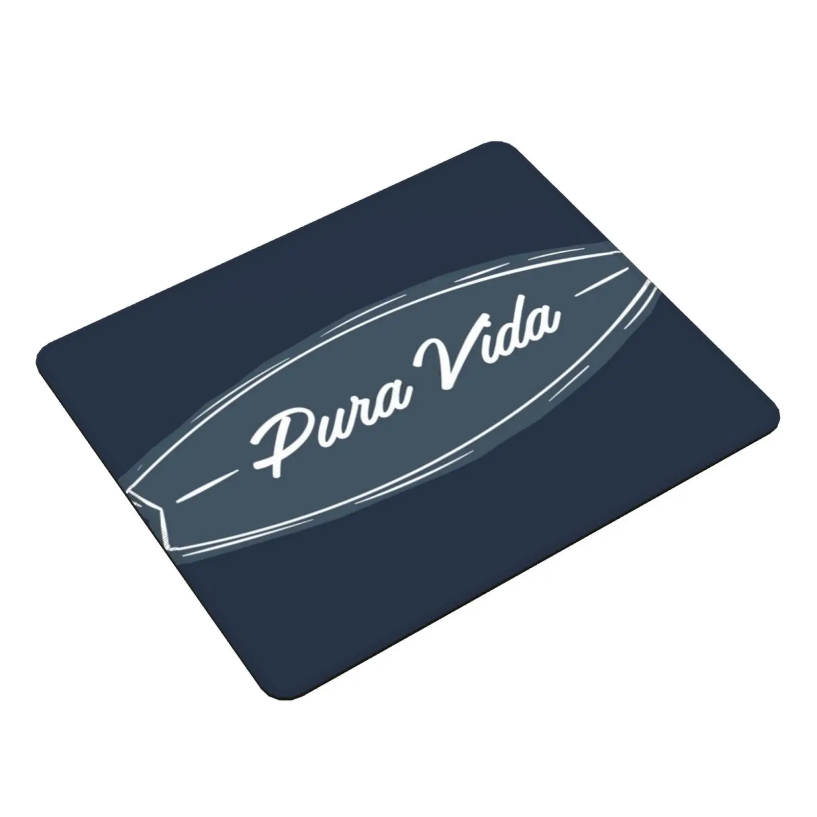 Pura Vida Surfboard Typography Mouse Pad DIY Print Place Name Surf Surfing Resort Beach Tourist Word