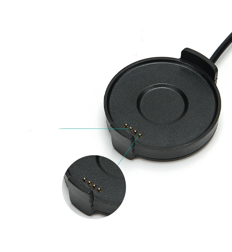 Smartwatch شاحن قاعدة محول USB كابل شحن ل Ticwatch برو/2020/4 جرام LTE الرياضة ساعة ذكية الطاقة تهمة اكسسوارات