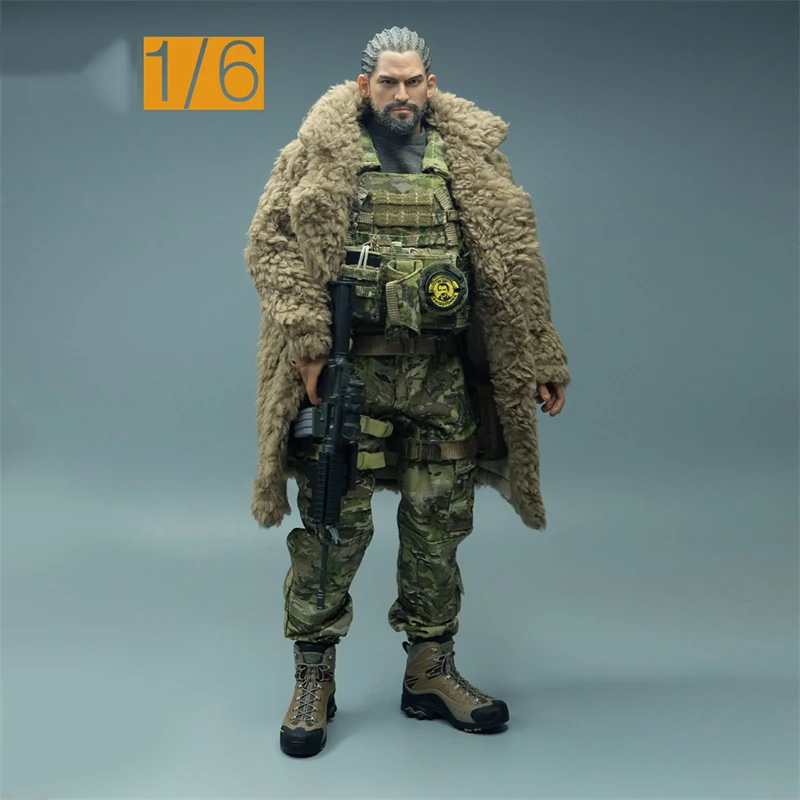 Big Sales Scale 1/6th Soldier SS DAM HT Military Wool Further Coat For Usual 12 inch Doll Collectable