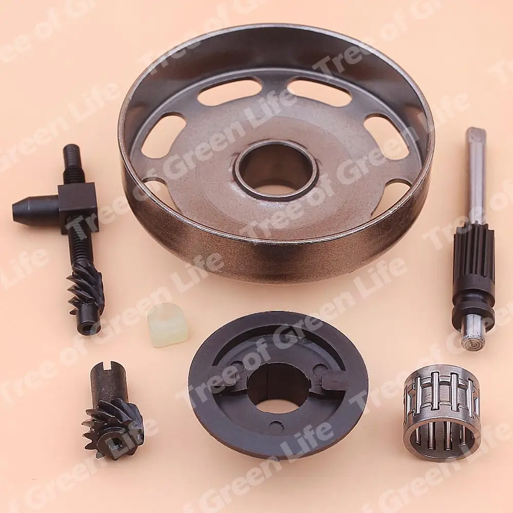 .325 "7T مخلب طبل ل Husqvarna 435 435E 440 440E مضخة زيت دودة والعتاد سلسلة الضابط التوتر تحمل بالمنشار