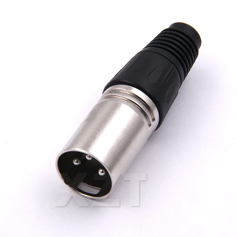 3Pin XLR Microphone Audio Adapter Plug 3 Pin XLR Male Female Connector Cannon Cable Terminals for MIC Solder Connector