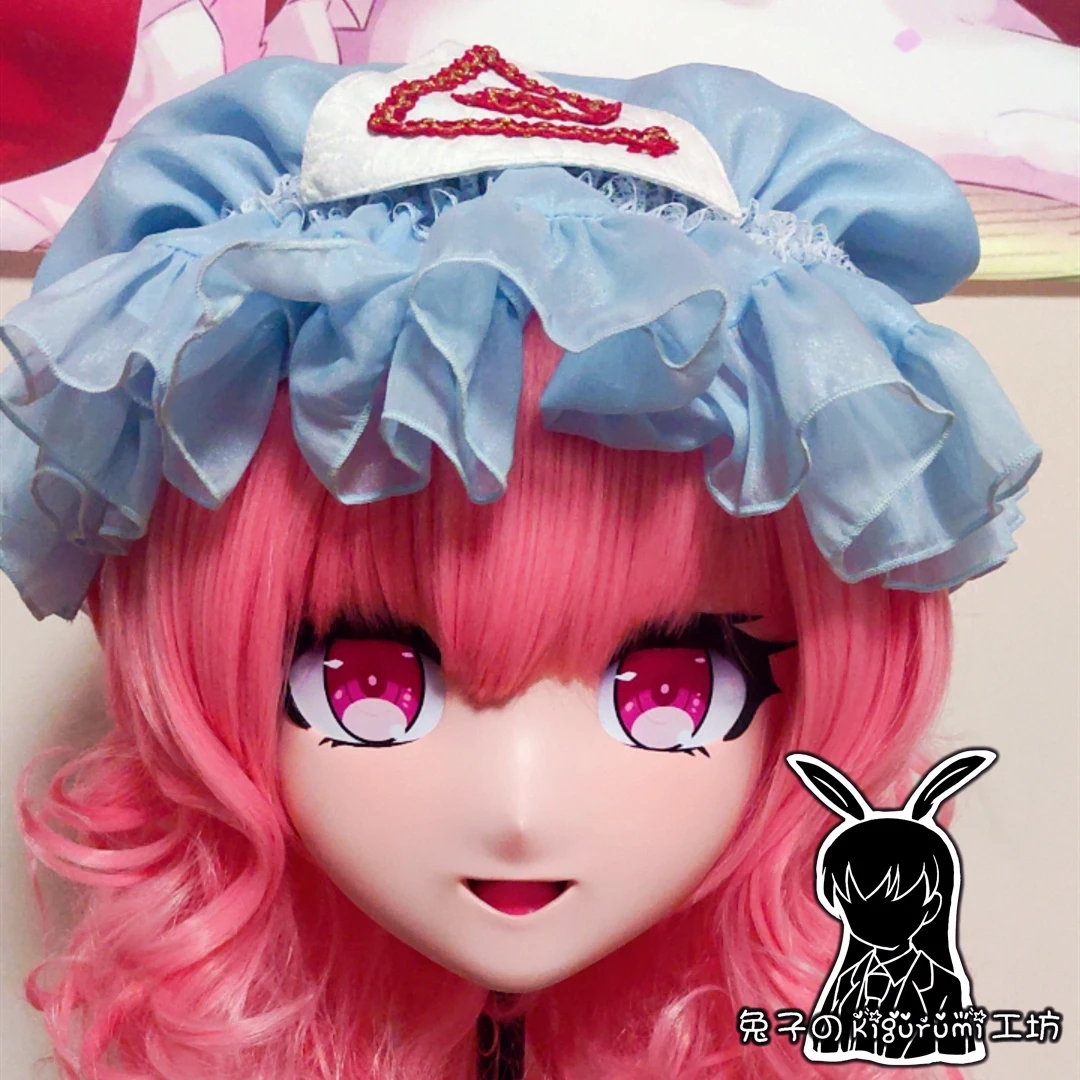 

(RB44)Customize Full/Half Head Resin Cartoon Cosplay Japanese Character Anime Role Play Crossdress Kigurumi Mask With Back Shell