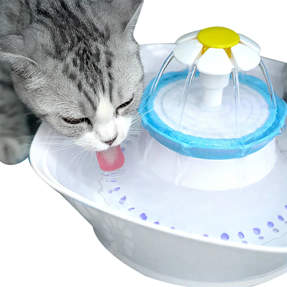 

Automatic Cat Water Fountain, Dog Drinking Bowl, Pet Feeder Filters, Intelligent Sensor, Super Quiet, Kitten Supplies, 2.3L