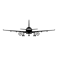 Simple Small Airplane Special Creative Design Car Sticker Aoto Exterior Accessories Vinyl Decals for Bmw Audi Ford Vw