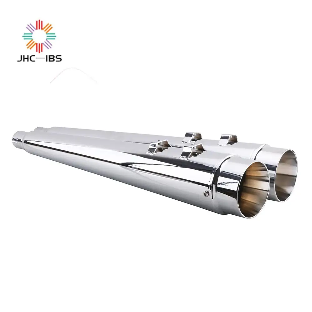 أجزاء دراجة نارية هارلي 4 "أنابيب العادم ، جولة هارلي ، محدودة جدا ، ملك الطريق ، مضمد ، انزلاق كهربائي ، نزلق طريق الشارع ،-