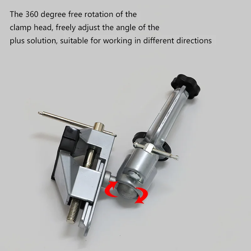 Stand Bench Vise Clamp Table Vise Electric Drill Multifunctional Mold Table-Screw Craft 360 Degree Rotating Swivel jig