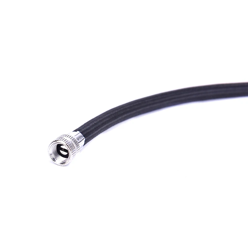 2024 1Pc Hot Bicycle Pump Extension Hose Tube Pipe Cord Portable Bike Pumping Service Parts