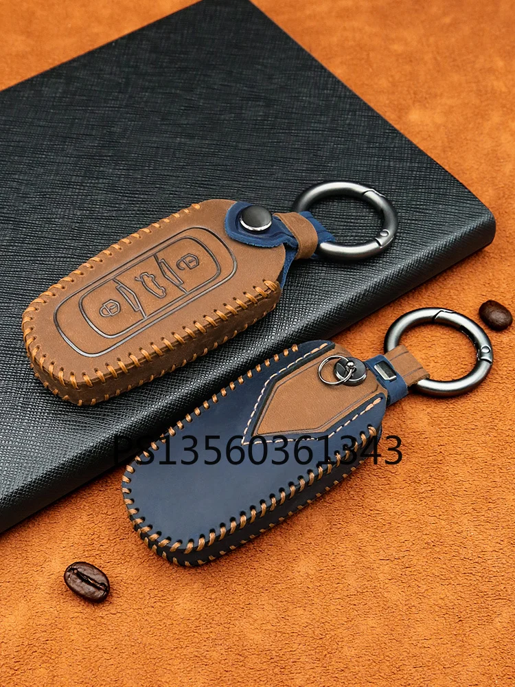 

Suitable for Geely key cover Bo Yue Borui new GL Emgrand GS Vision S1X3X6 high-end car leather shell buckle