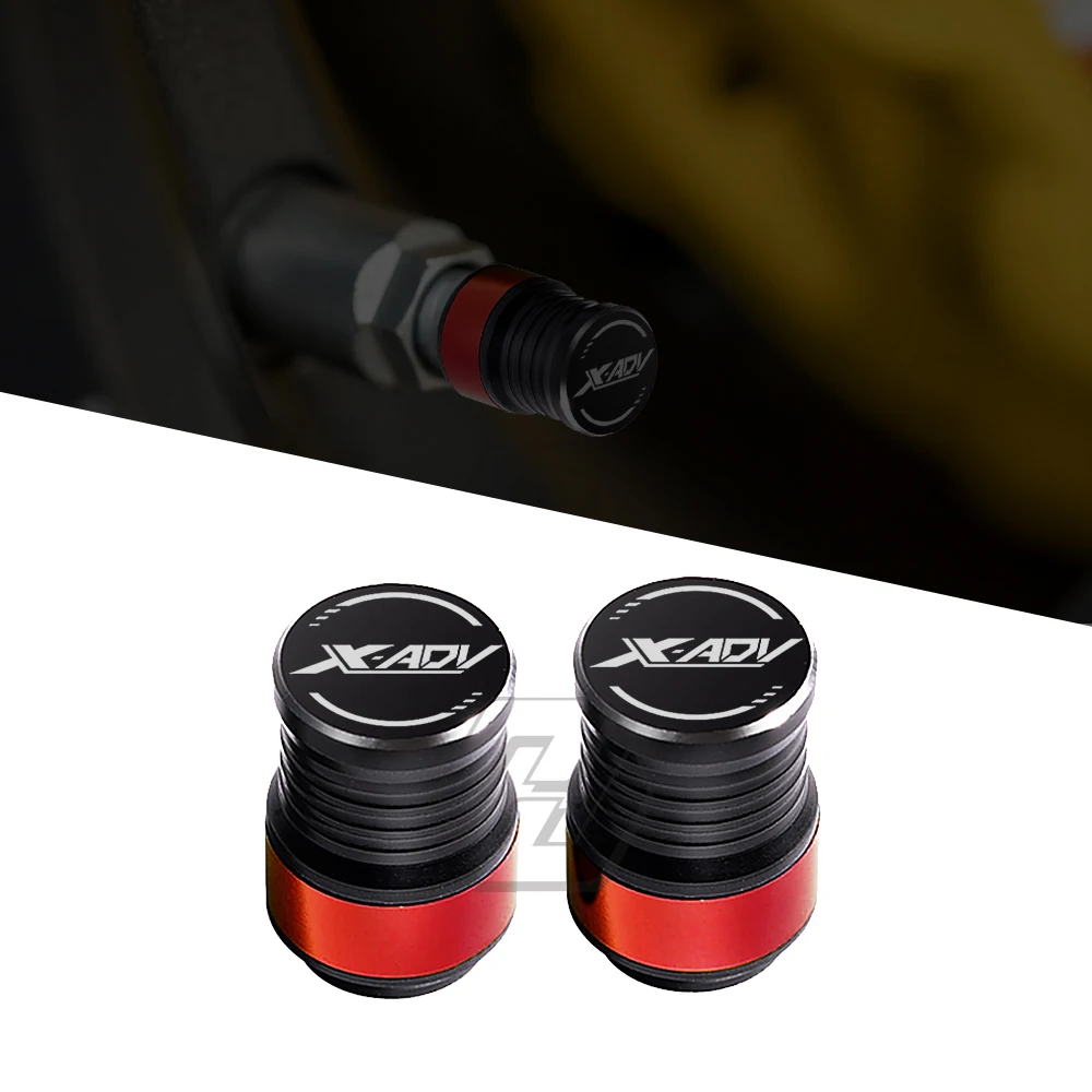 Motorcycle Accessories Wheel Valve Stem Cap Set Case for Honda X-ADV 150 750 Adventure Rim