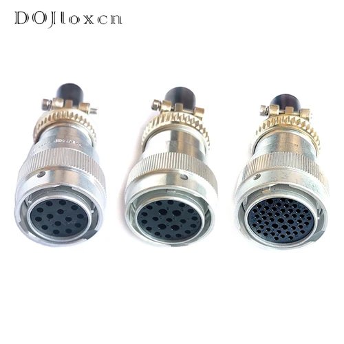 1 Juego de Conectores de Aviación Originales TE Deutsch de 14, 21 y 47 Pines, con Correa Metálica y Clip Trasero, HD34-18-14PE-059 HD36-18-14SE-059