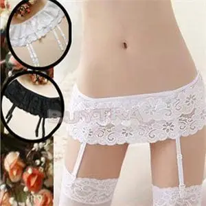 Women Lace Tighs High Stockings Erotic Lingerie Garter Pantyhose Sexy Stocking Set Sheer Garter Belt Stockings