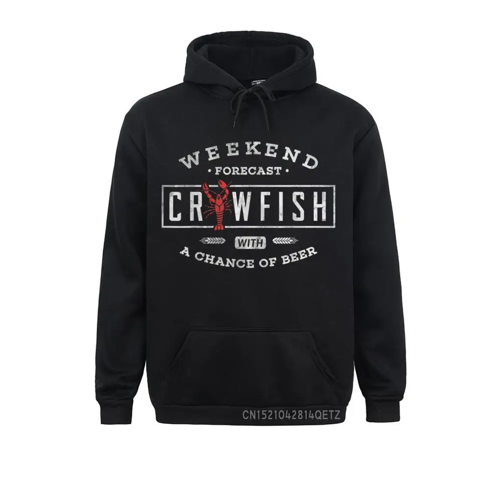 Crawfish Boil Top Weekend Forecast Cajun And Beer Party Chic Custom Mens Hoodies Clothes Long Sleeve Sweatshirts