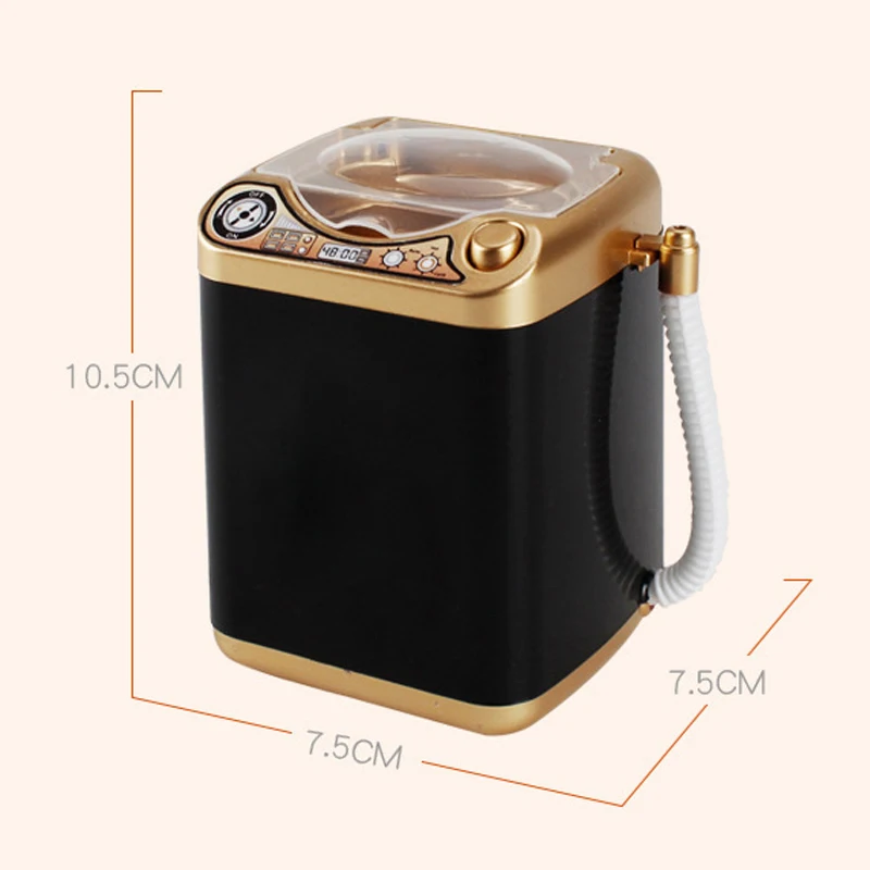 Mini Multifunction Kids Washing Machine Toy Beauty Sponge Brushes Washer EIG88