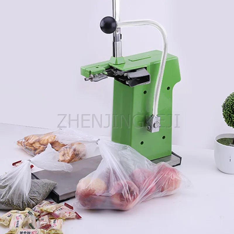 Supermarket Aluminum Nailing Machine Commercial Manual Stainless Steel Fresh Vegetables Bulk Snack Packing And Sealing Equipment