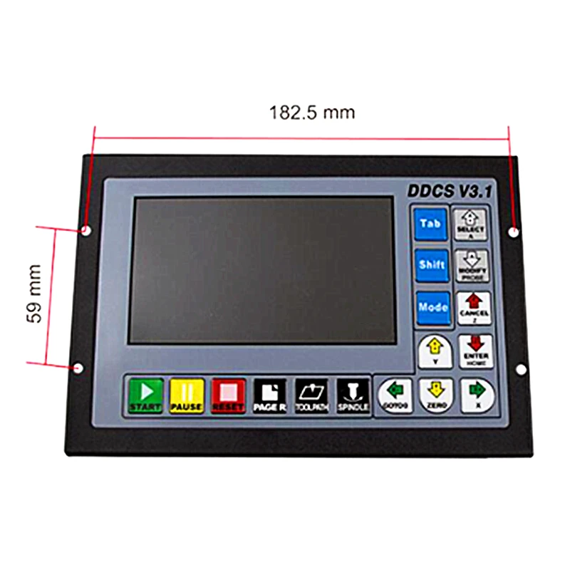 Contrôleur hors ligne dccsv3.1 500KHz g-code, tous les boîtiers métalliques remplacent le contrôleur Mach3 USB CNC