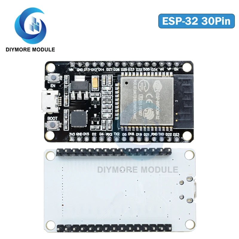 ESP-32 ESP-CAM CH340 Development Board Wireless WiFi Bluetooth Dual Core CP2102 Filters Power Management Module 2.4GHz ESP-WROOM
