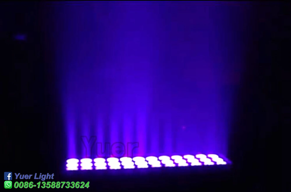 New 36x3W UV LED Strobe Wash Wall Light DMX512 Running Horse Effect DJ Disco Light Sound Party Music Club Wall Washer UV Lights