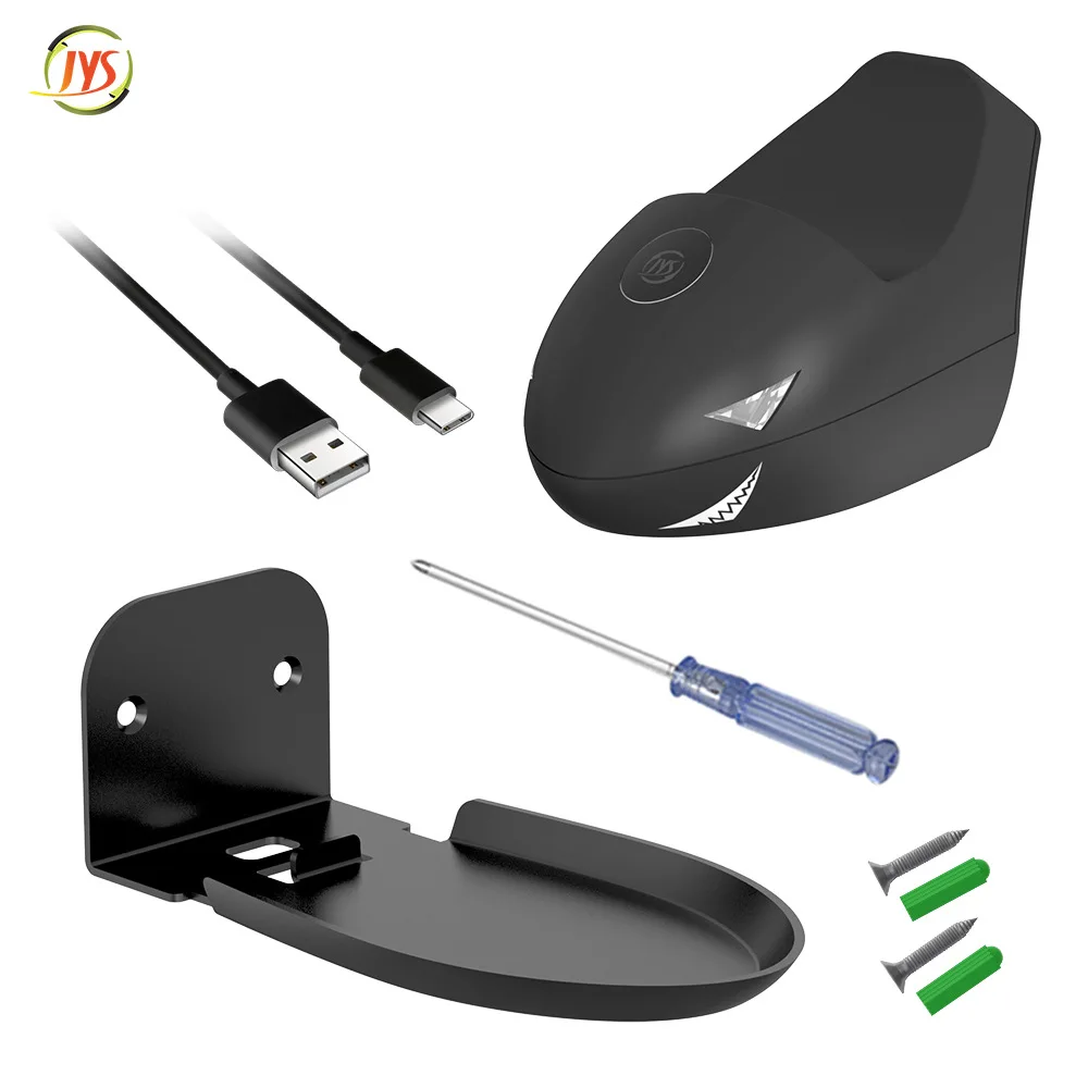 2023 Wall mount shark carregador rápido para PS5 controlador salvando jogo Display Light Para P5 Console Single Seat Chargeing