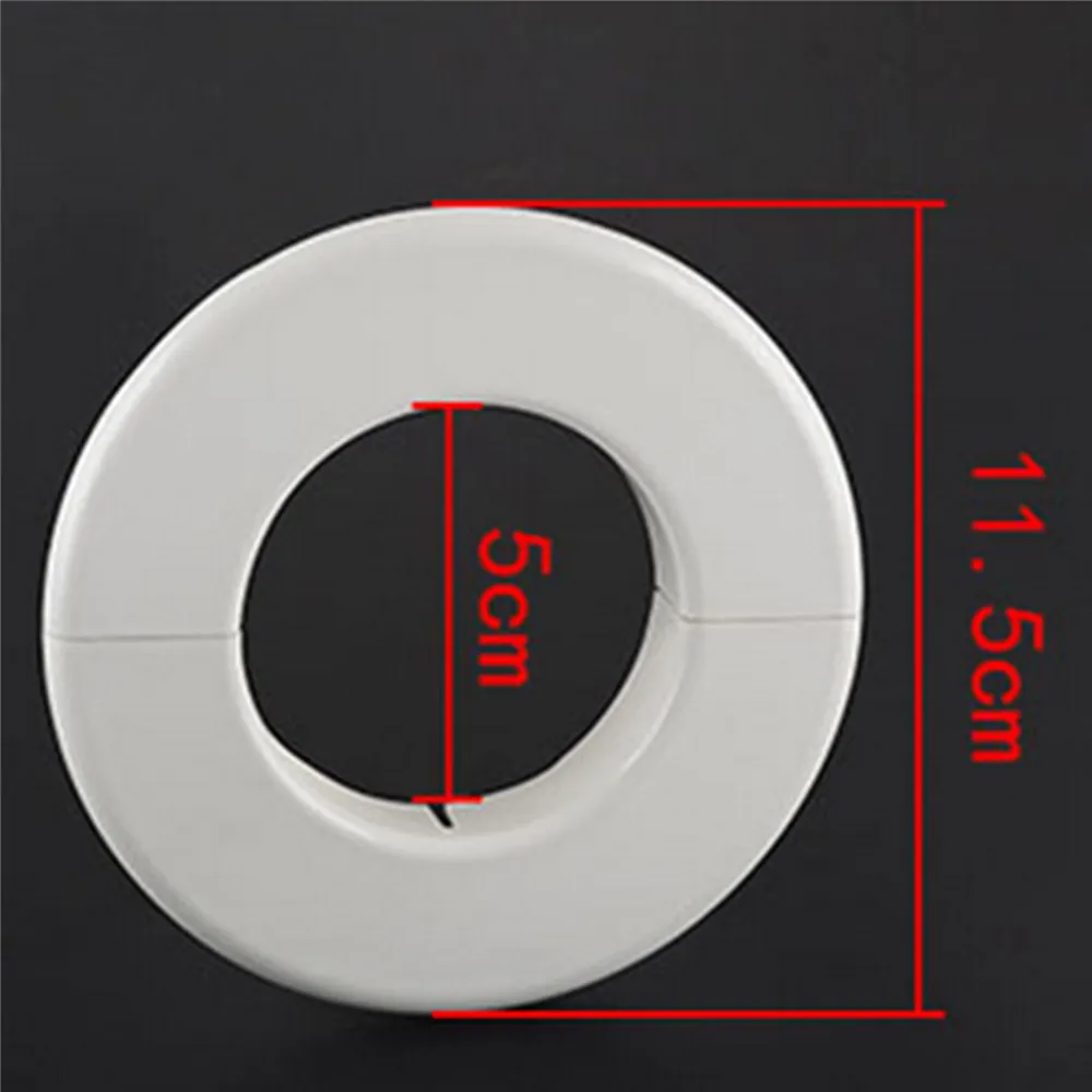 Plastic Hole Cover for Universal Air Conditioner Pipe Holes Removable Wall Vent Decorative Cover Dust Cap for Home Office Use