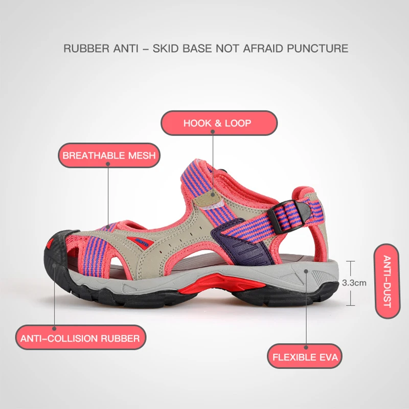 HUMTTO Outdoor Women Sandals for Woman 2021 Designer Summer Sport Beach Female Aqua Shoes Quick Dry Hiking Water Womens Shoes