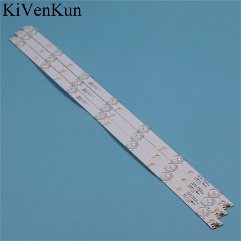 

7 Lamp 620 mm LED Backlight Strips For Philips 32PHT4100 Bars Kit TV LED Line Band HD Lens GJ-2K16 D2P5-315 D307-V2.2 LB32080